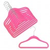 12" Childrens Hot Pink Slim-Line Hanger