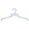 White 18" Low Cost Hangers