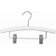 12" White Childrens Combination Hanger