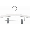 12" White Childrens Combination Hanger