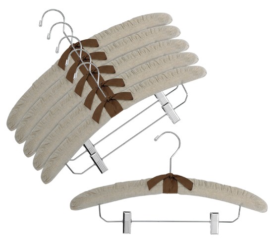 https://www.closethangerfactory.com/98/17-linen-padded-hangers-w-chrome-hook-clips.jpg